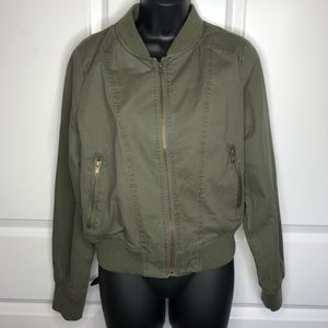 Green Bomber Jacket